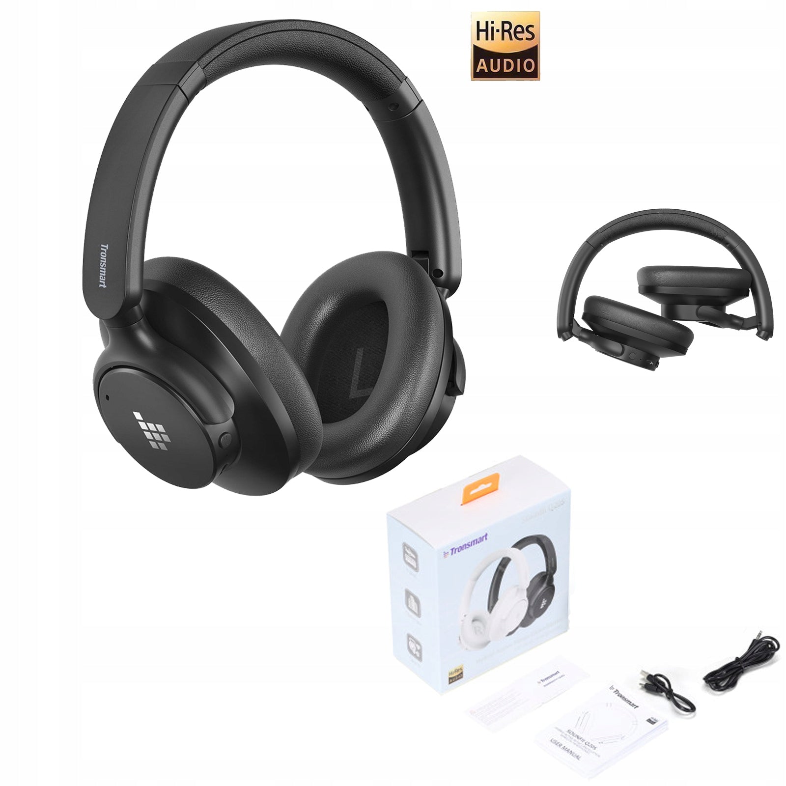 Wireless On-Ear Headphones with Microphone Tronsmart SOUNFII Q20S ANC 60h