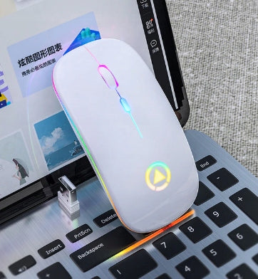 Wireless Optical Mouse Rechargeable 4 Colors Batteries included no