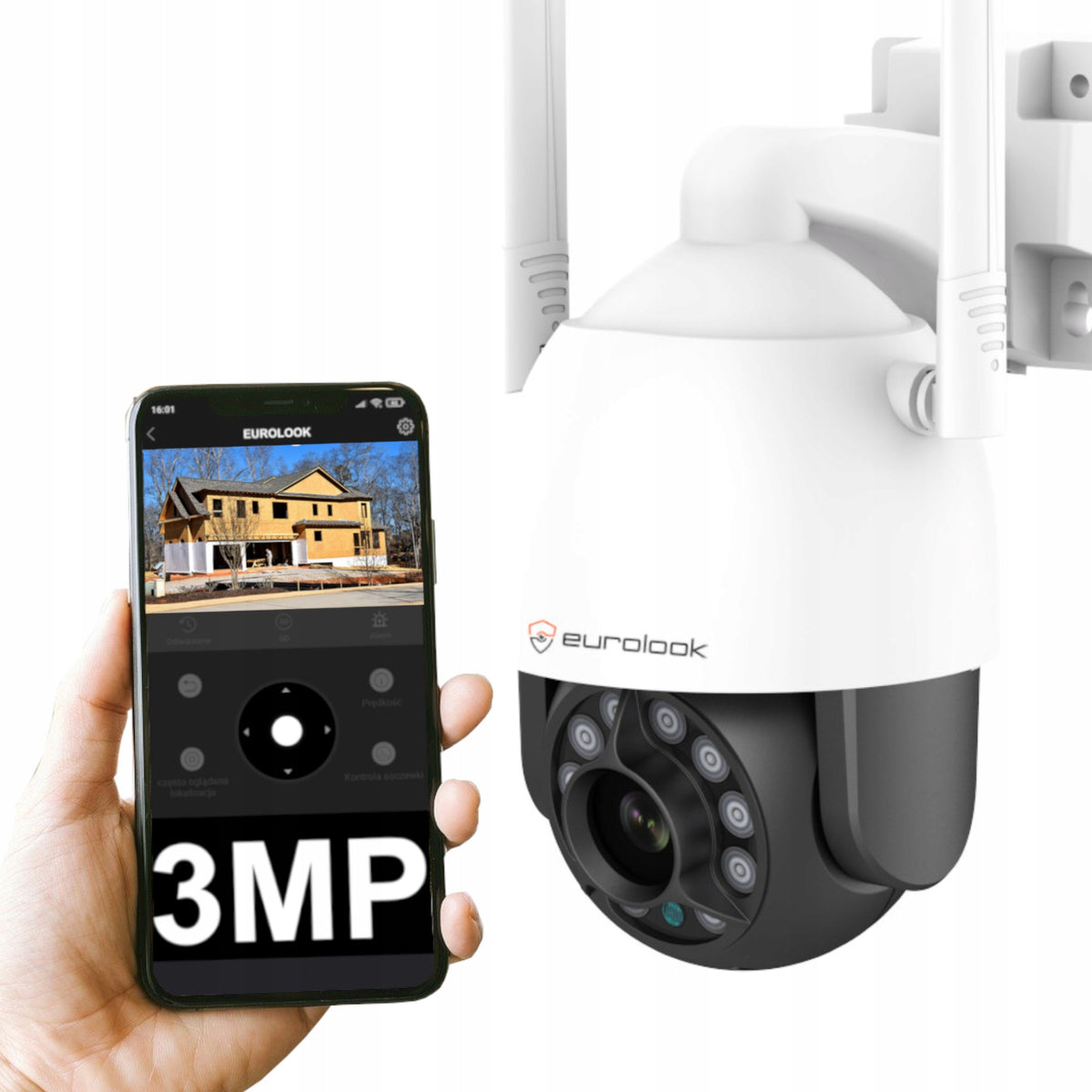 Wireless Outdoor Rotating 3Mpx WiFi Camera