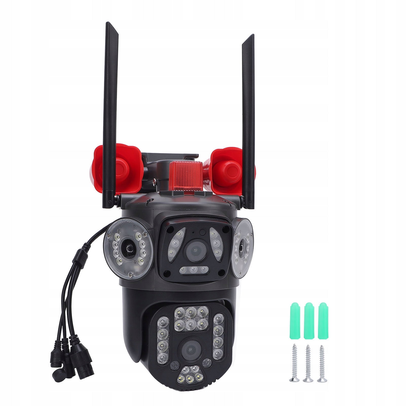 Wireless PTZ Camera With 4 Lens 360 Degree Panoramic MU Brand no brand