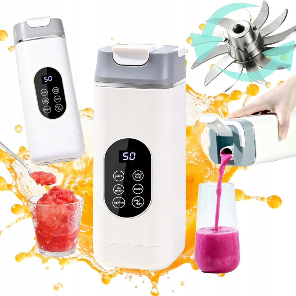 Wireless Portable Blender Self-Cleaning Thickened & Durable 420ML White
