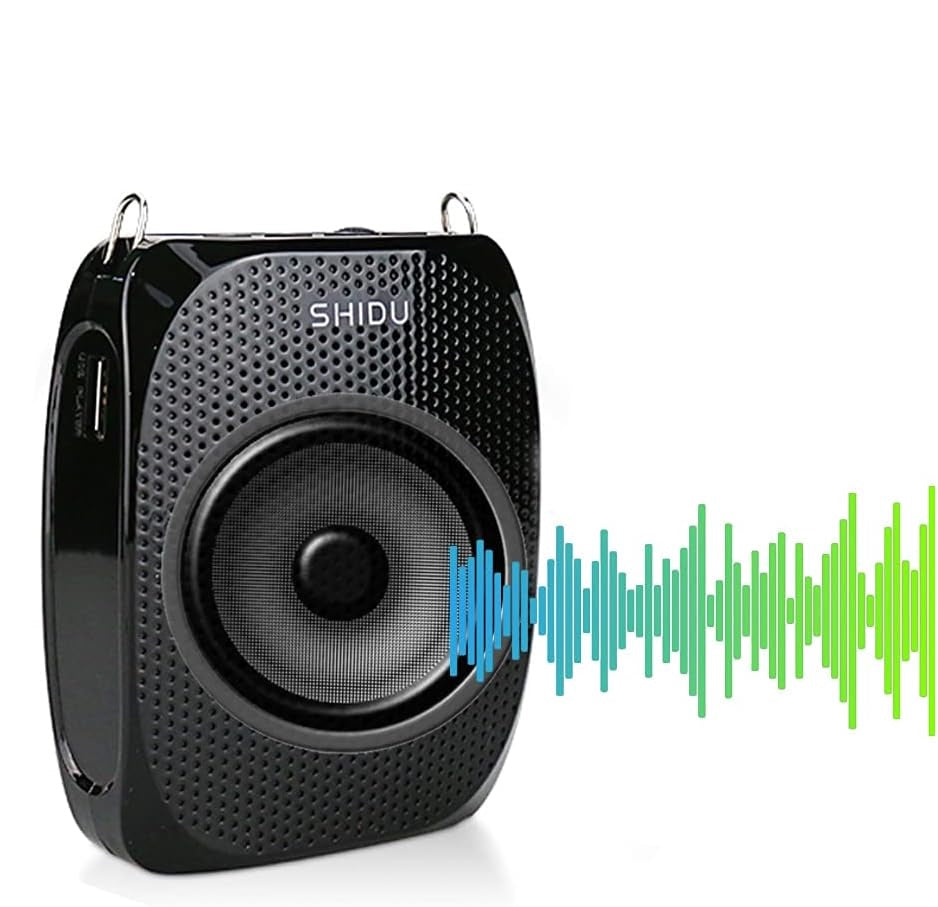 Wireless Portable Voice Amplifier SHIDU S615 with Microphone Manufacturer code ES-SD12