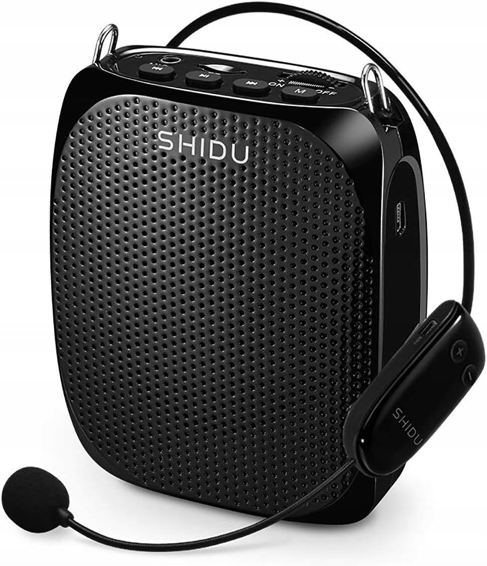 Wireless Portable Voice Amplifier SHIDU S615 with Microphone
