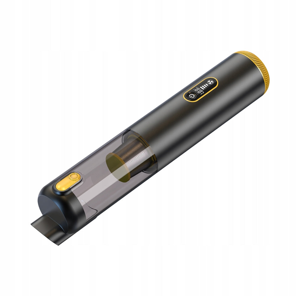 Wireless Powerful 3in1 Car Vacuum Cleaner with Pump Small Household V23S Dominant color black