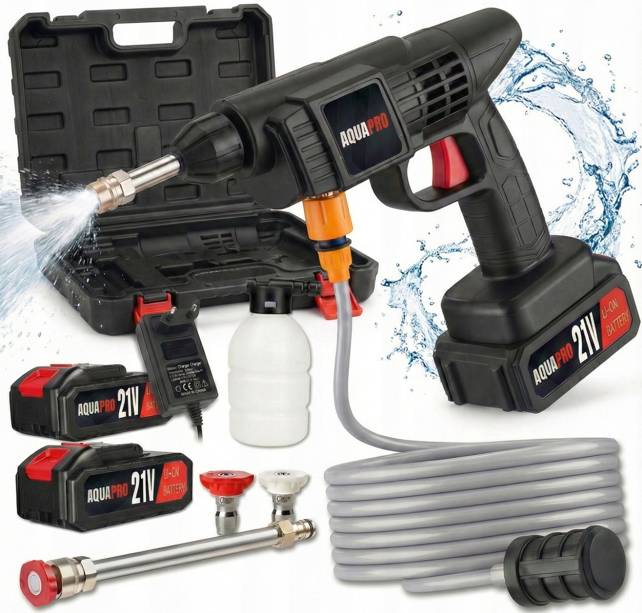 Wireless Pressure Washer for Car Cube Garden Set + FREEBIE