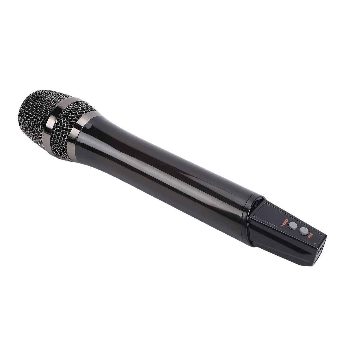 Wireless RGB Microphone with Receiver, Handheld Microphone with OK