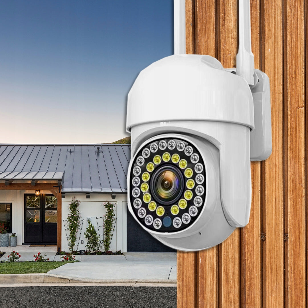 Wireless Rotating WiFi Camera 5MPx QHD QuadHD Alarm PUSH Notifications Packaging status original