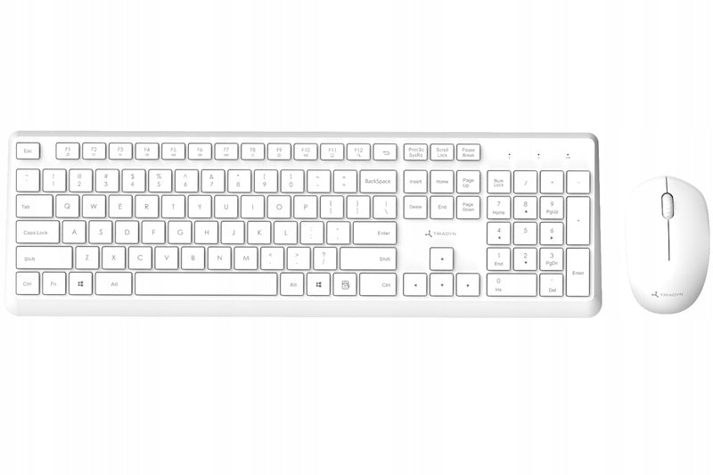 Wireless Set Triadyn PLEIONE Keyboard CRESSIDA and Mouse VEGA White