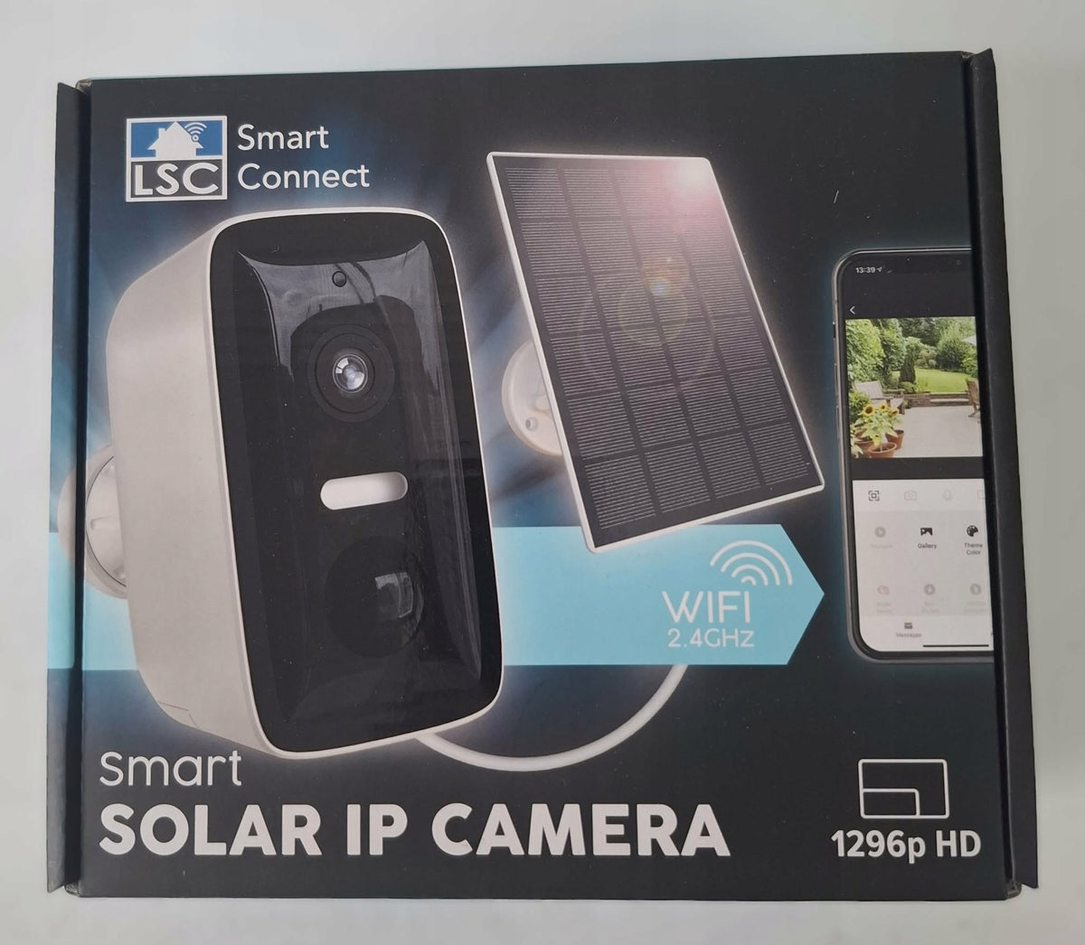 Wireless Solar Camera Outdoor Wi-Fi LSC Smart Connect 1296p HD
