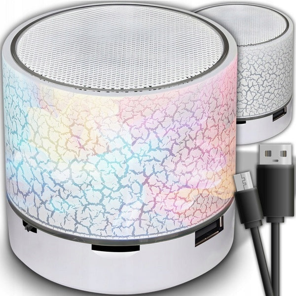 Wireless Speaker Mini Bluetooth FM Radio LED Memory Card Reader Brand no brand