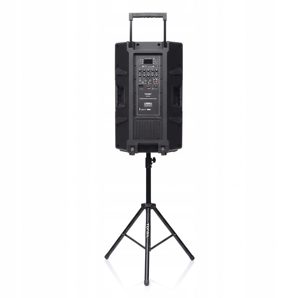 Wireless Speaker TONSIL ZP 15 USB BT SD AUX FM 2 UHF Microphones +State Manufacturer code ZP 15 + 2 doręczne + Statyw