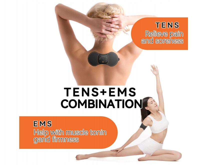 Wireless TENS Muscle Electrostimulation Machine 5 Overlays Kind electrical muscle stimulator