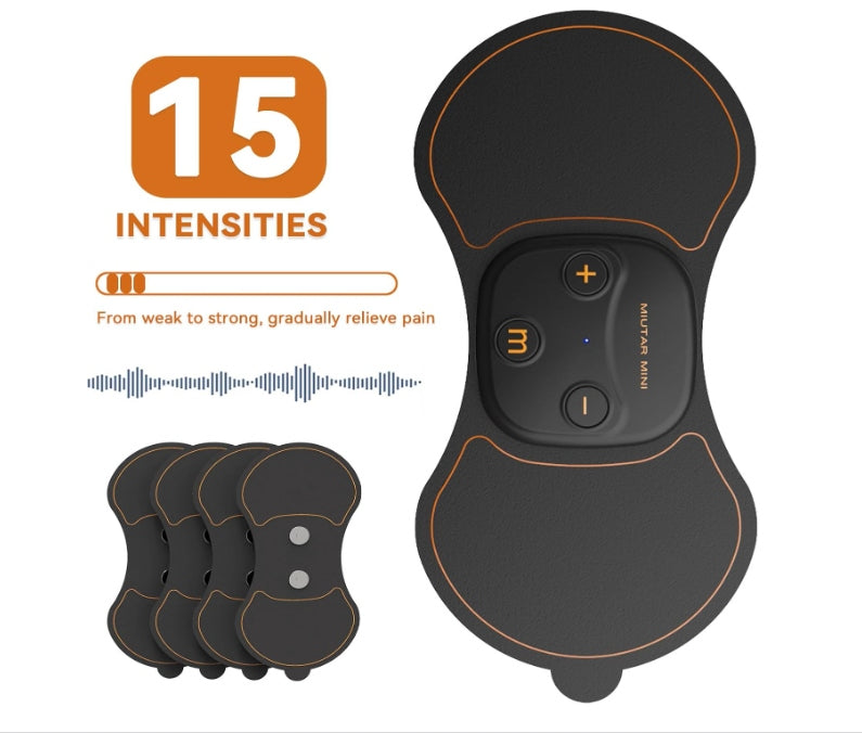 Wireless TENS Muscle Electrostimulation Machine 5 Overlays Size universal