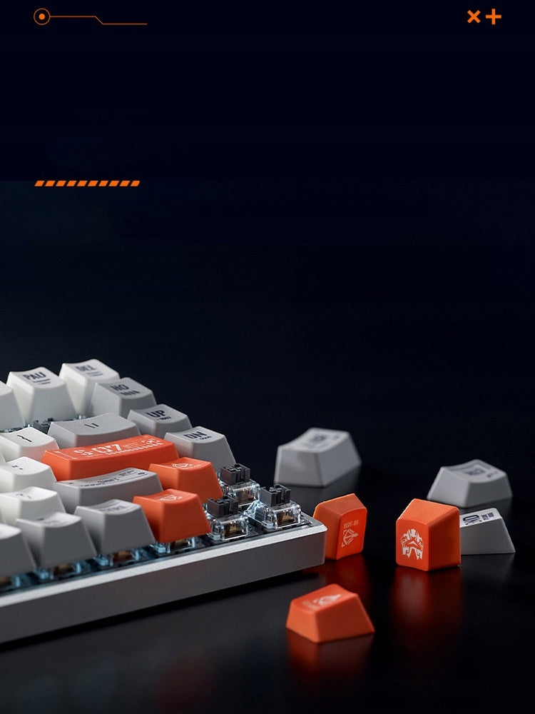 Wireless Three Mode Bluetooth Mechanical Keyboard Raypak V700-8A Color black