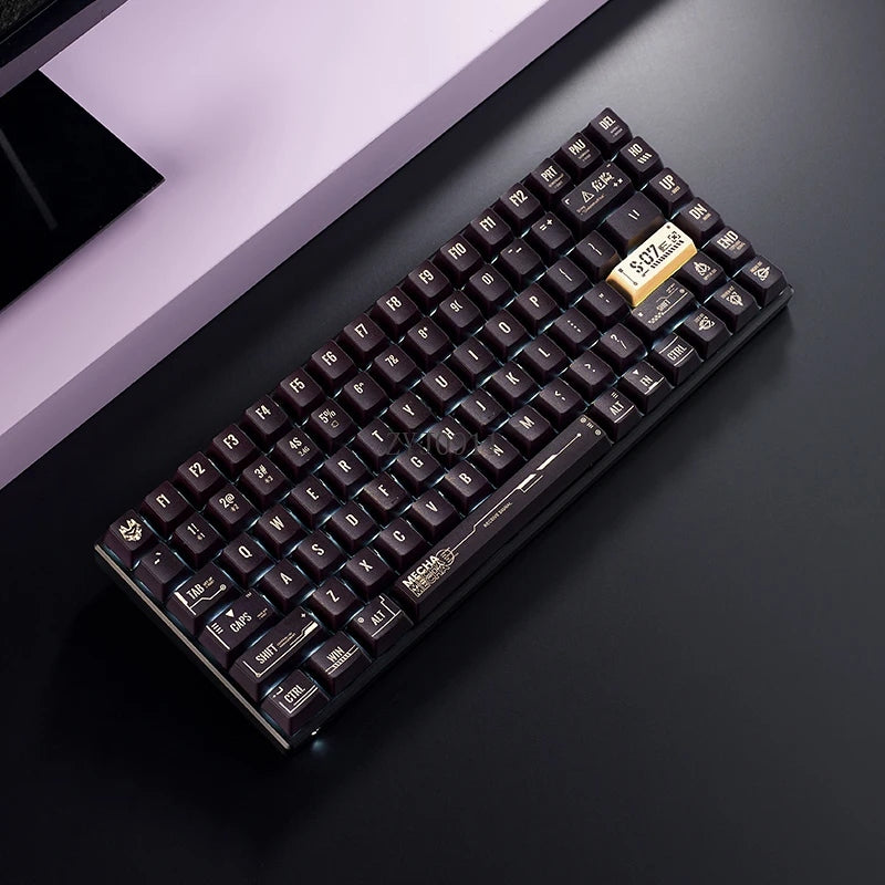 Wireless Three Mode Bluetooth Mechanical Keyboard Raypak V700-8A
