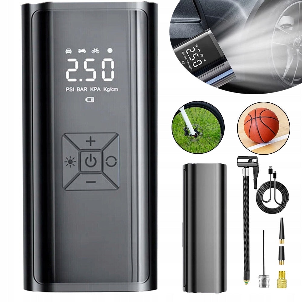 Wireless Tire Pump, Portable Electric Air Compressor
