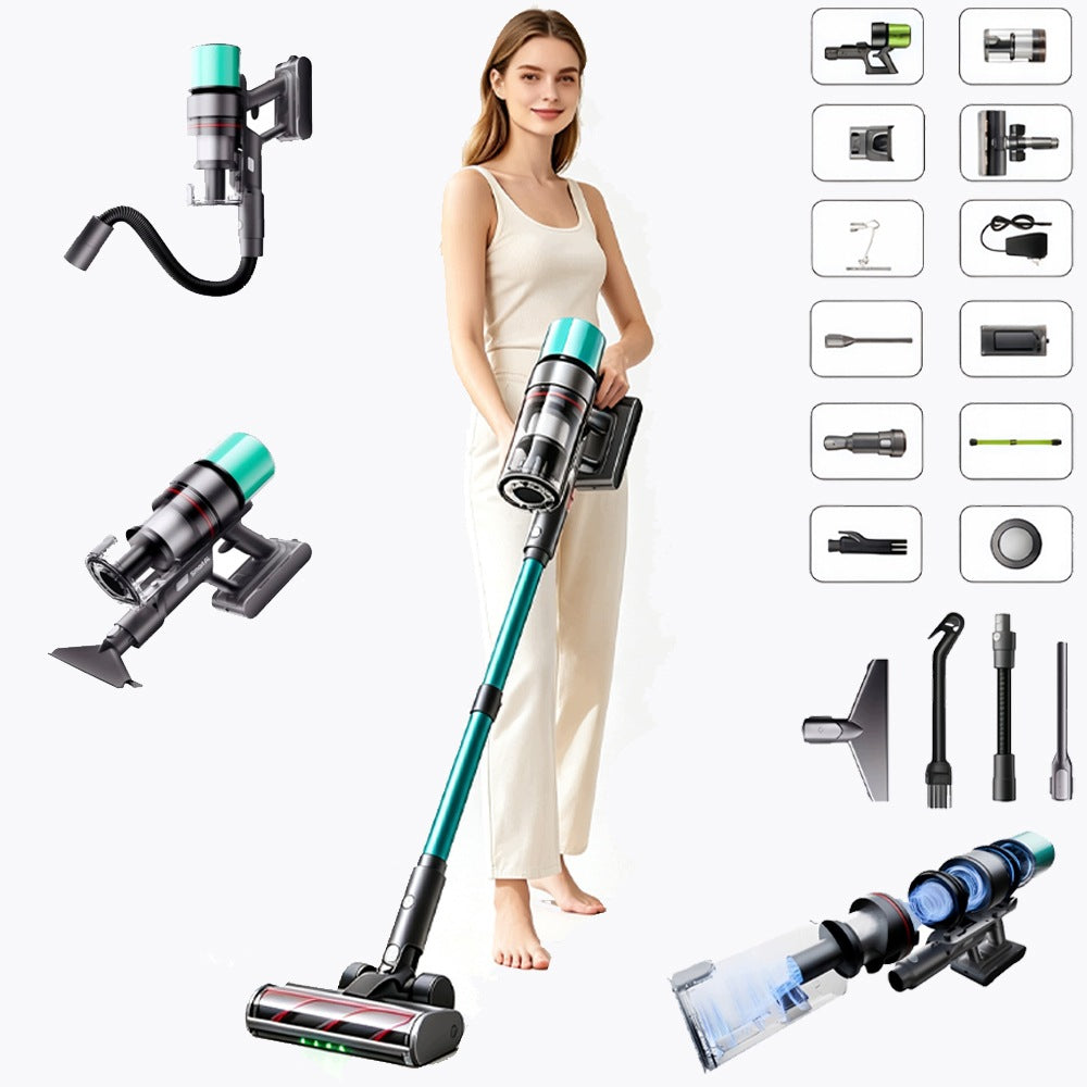 Wireless Upright Vacuum Cleaner Smart Ai V5 PRO Brushless LED 2in1 70min