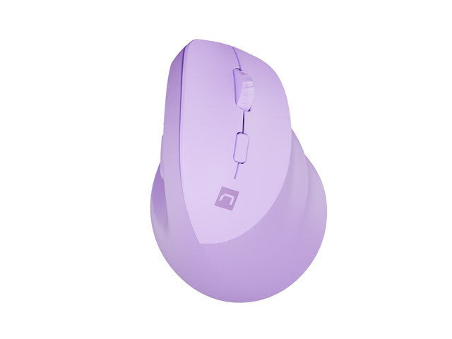 Wireless Vertical Mouse NATEC Crake 2 Pure Lavender / BT 5.2 + 2.4GHz