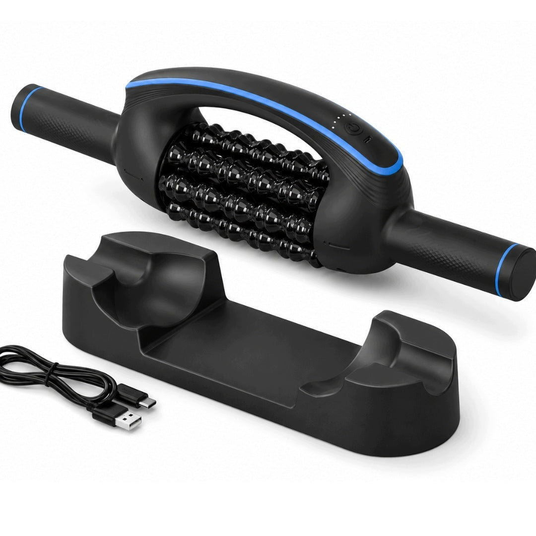Wireless Vibration Rollmassage for Body and Feet with Rollers and Stand Packaging status original