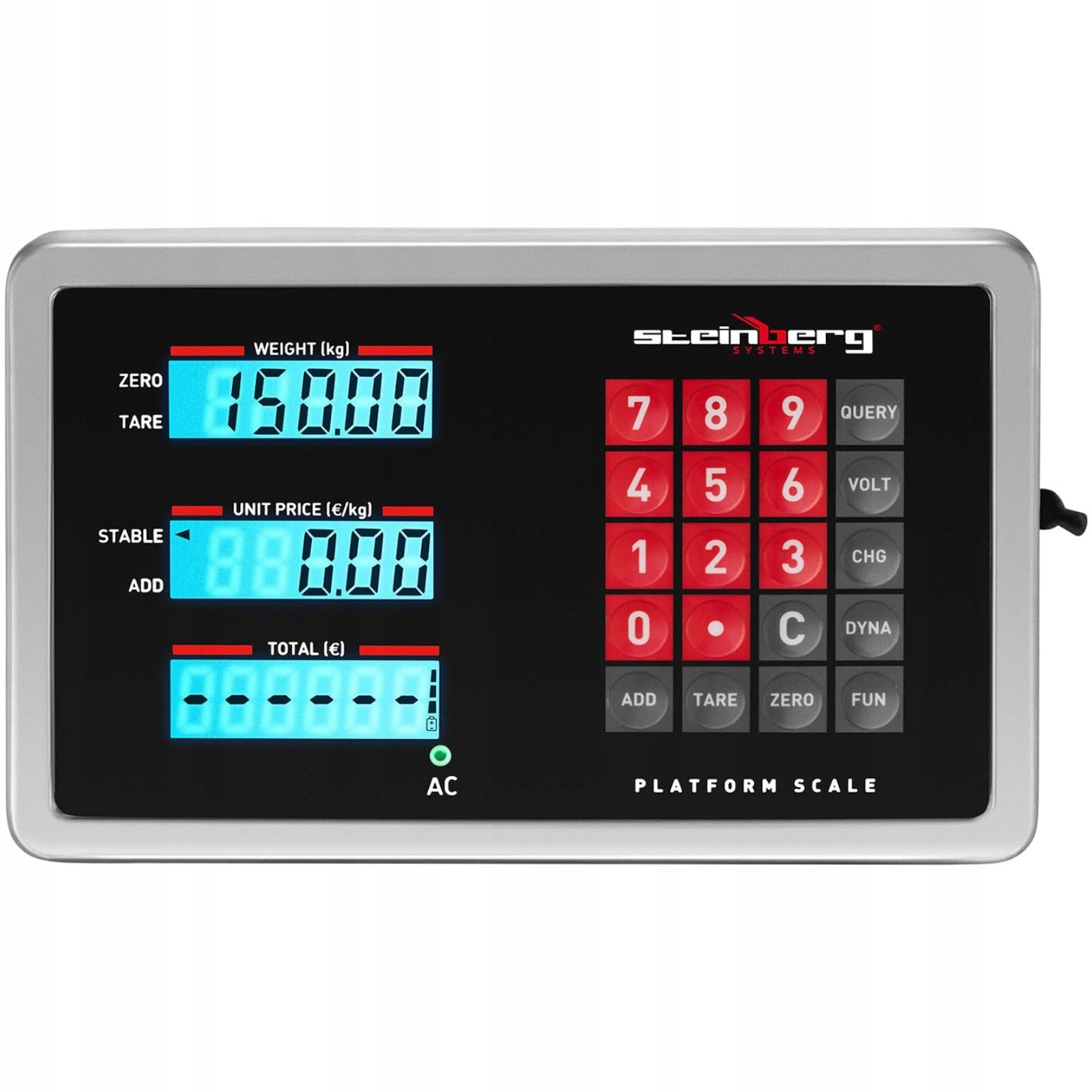 Wireless WiFi Platform Scale 150kg/0,01g Manufacturer code 4901673774341