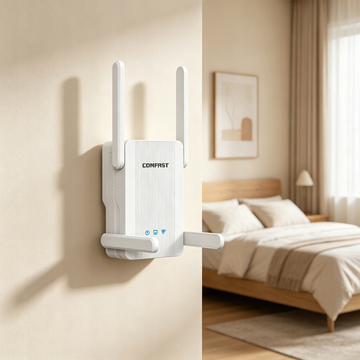 Wireless WiFi Router WiFi6 2.4&5.8G Signal Booster Gigabit Router Amplifier Packaging status original
