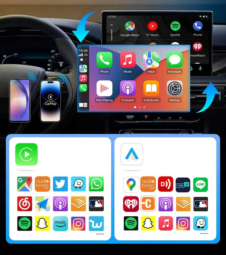Wireless adapter for Carplay Box 5.0 (2Air) for Carplay / Android Auto Packaging status original