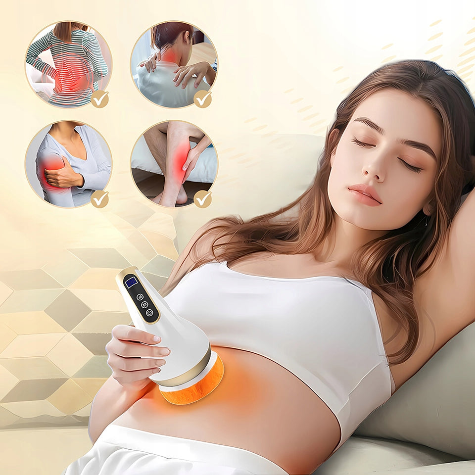 Wireless anti-cellulite massager 12 LCD modes 3 heads, home Brand no brand