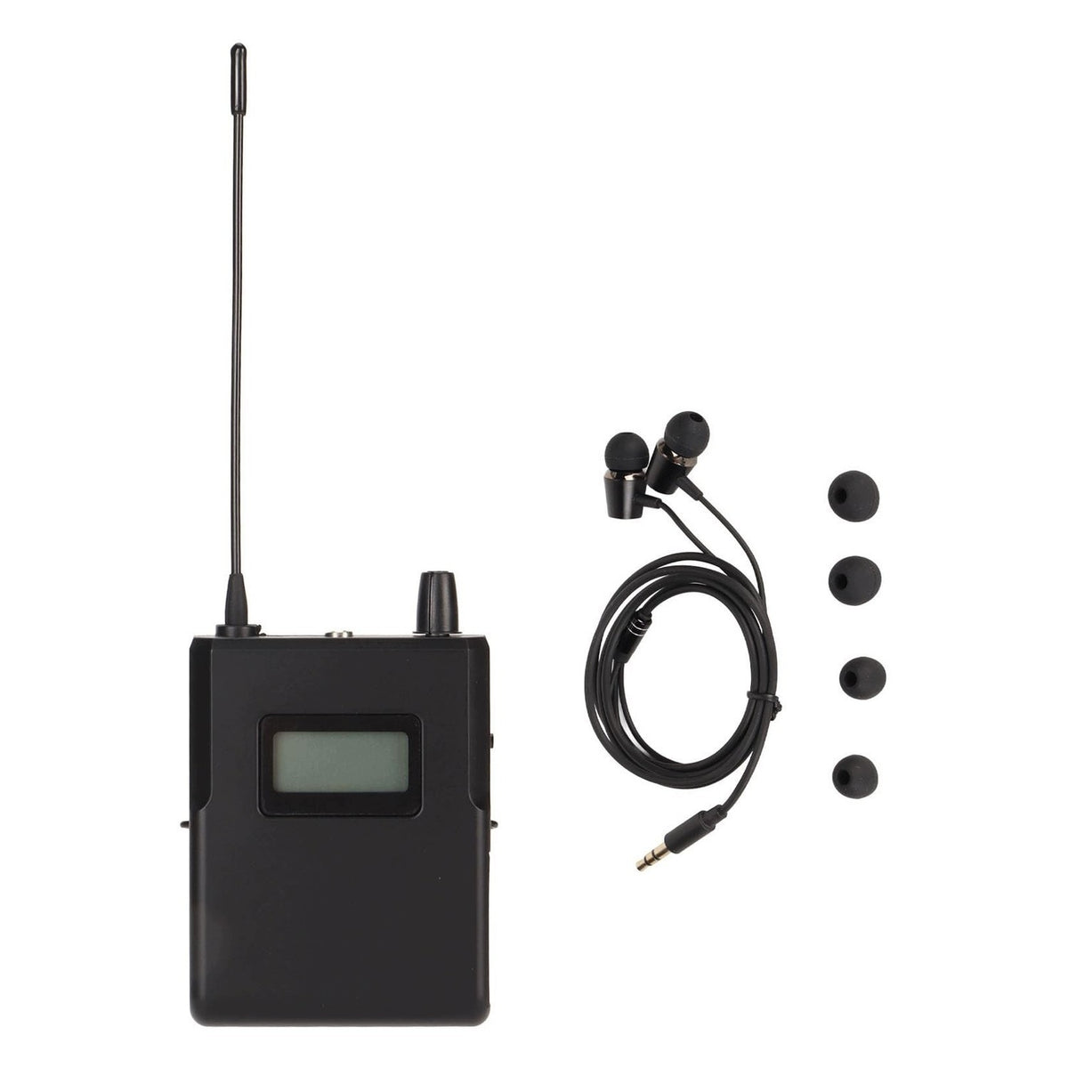 Wireless audio receiver - with LCD screen - for studio and performances