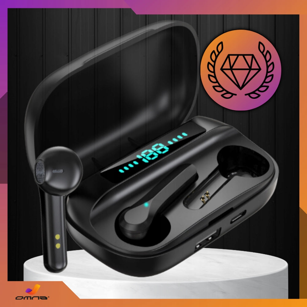 Wireless bluetooth earbuds with microphone powerbank case Manufacturer code K12