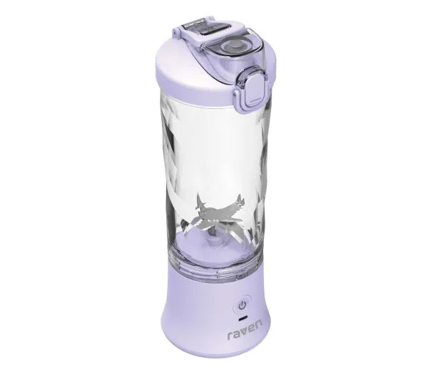 Wireless cup blender Raven EBB001F 0,6l with Cover Purple Packaging status original