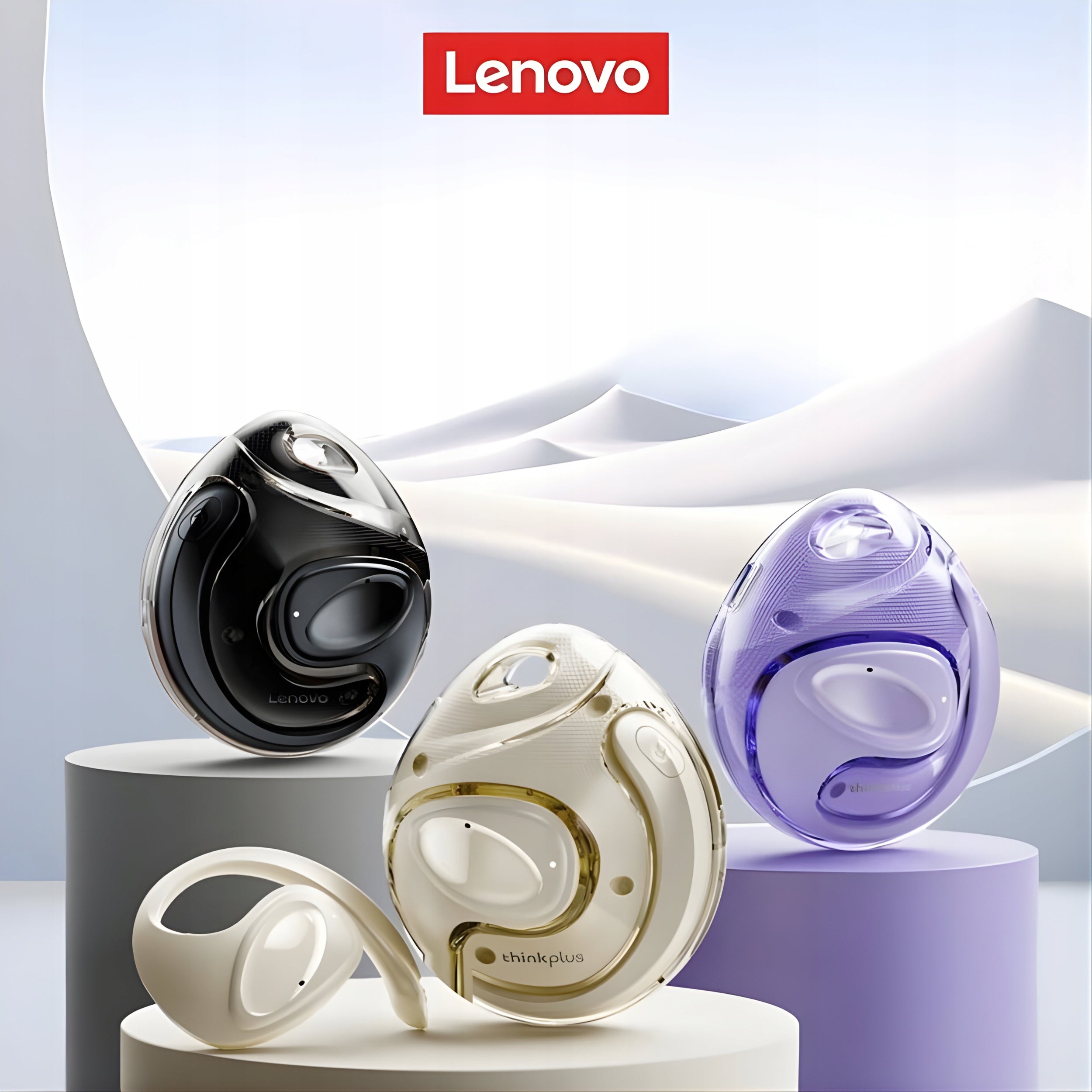 Wireless earbuds Lenovo X15 Pro purple Bluetooth 5.4 Packaging status original