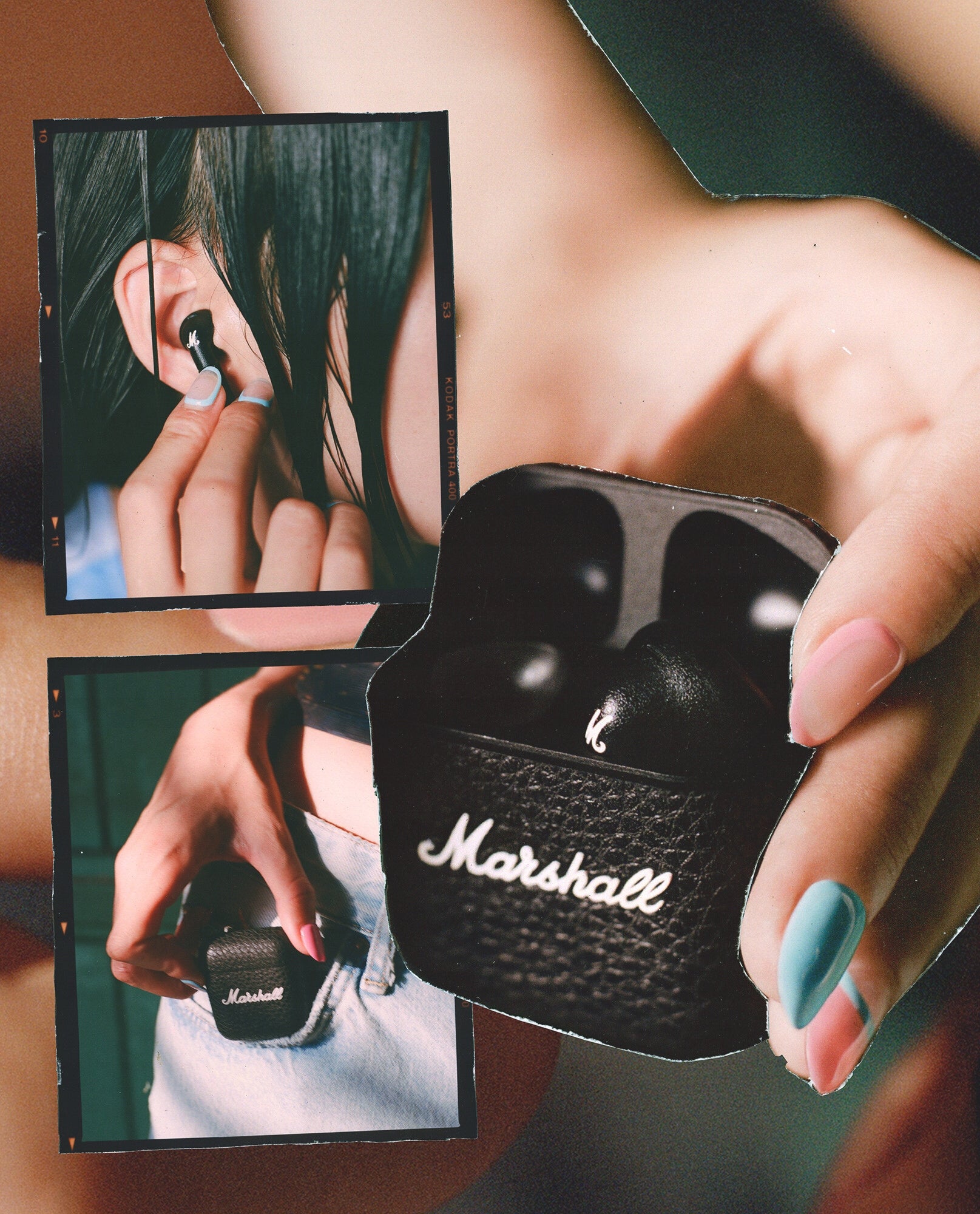 Wireless earbuds Marshall Minor IV black Packaging status original