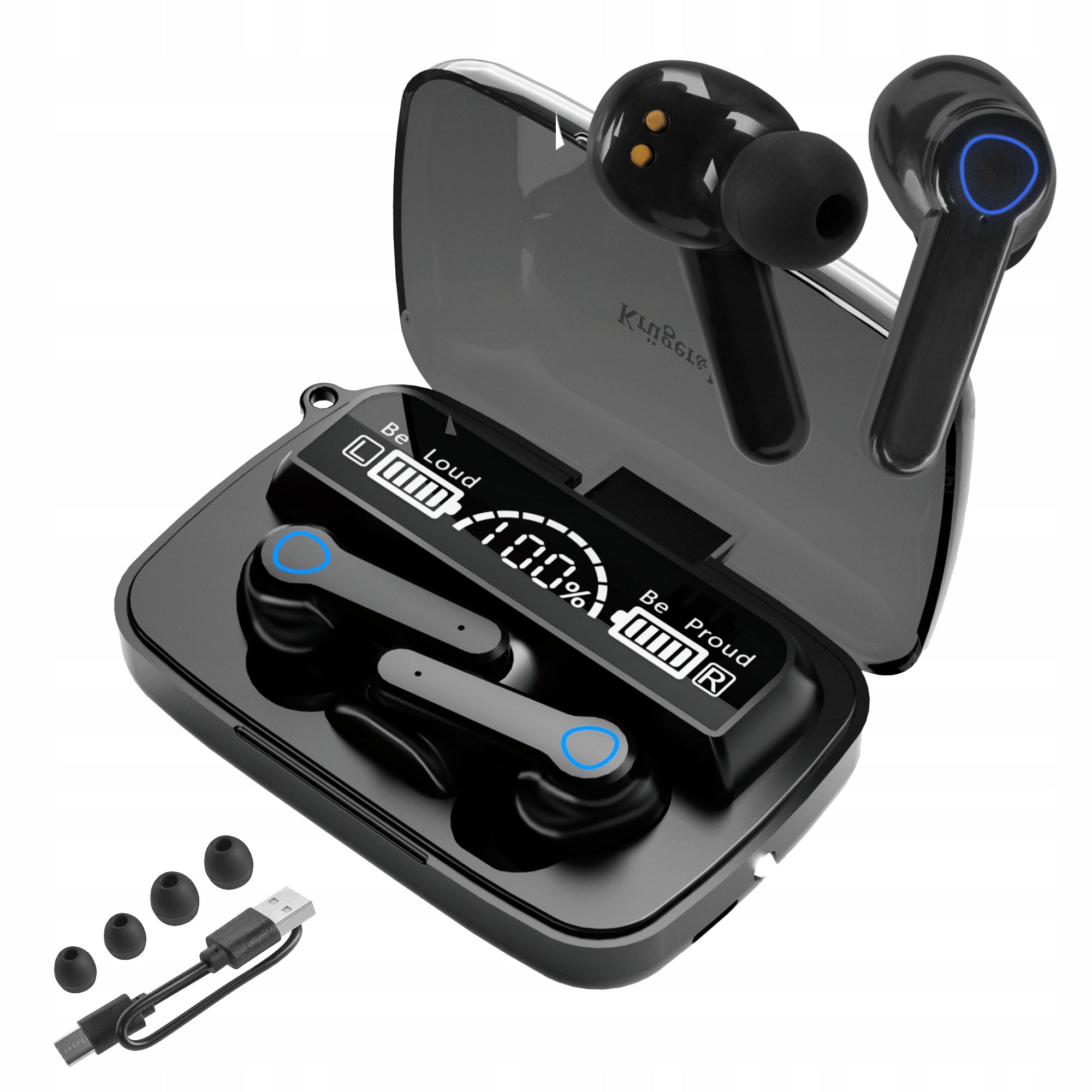Wireless earbuds powerbank Bluetooth 5.3 Kruger&Matz M19