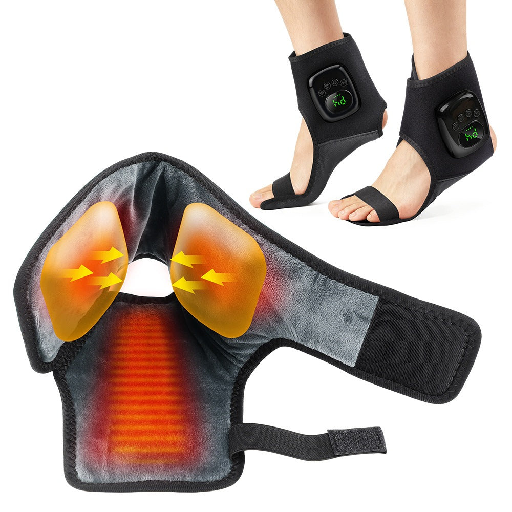 Wireless foot/cube massager – compression, heating, lymphatic drainage Manufacturer code LY-092
