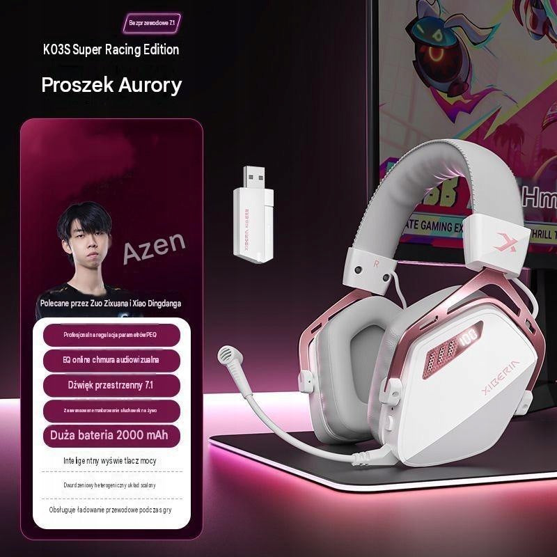 Wireless gaming headset XIBERIA K03S, - pink
