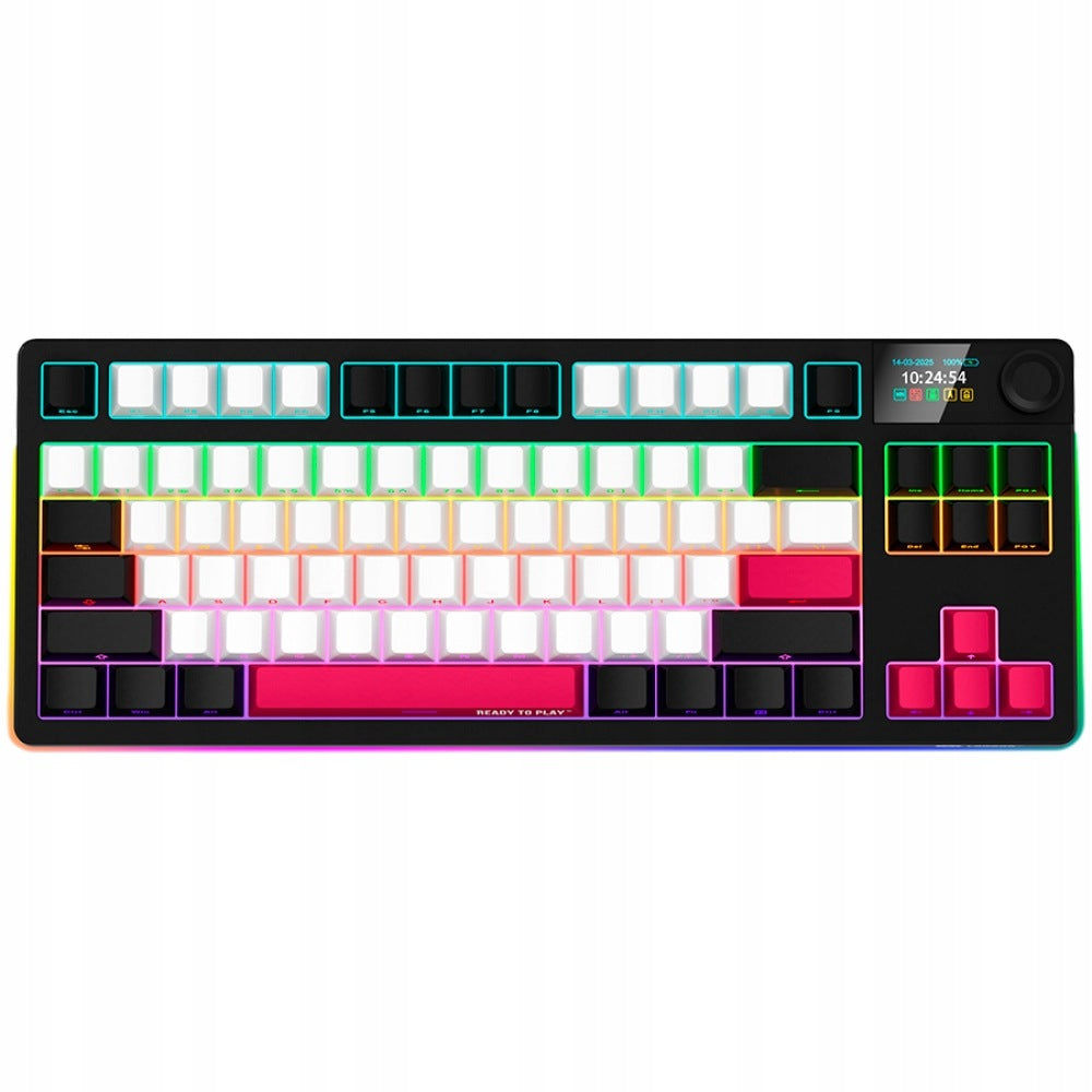 Wireless gaming keyboard TKL mechanical Lorgar Pro black
