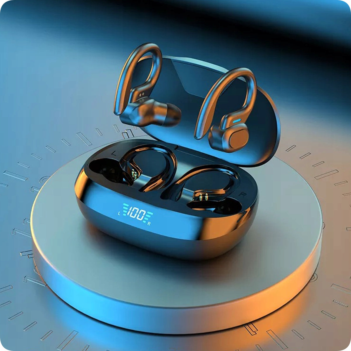 Wireless headphones BT5.1 POWERBANK + DISPLAY VV2-S 2600 mAh Brand NejtStyle