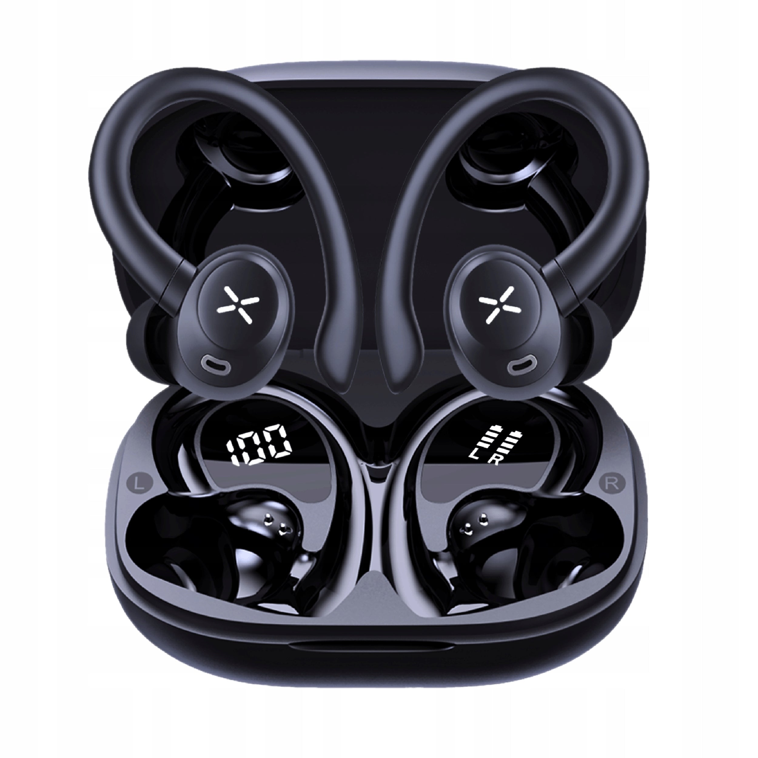 Wireless headphones TWS behind-the-ear sports Manta RYTMO Sport 2 MATWS012BK Packaging status original