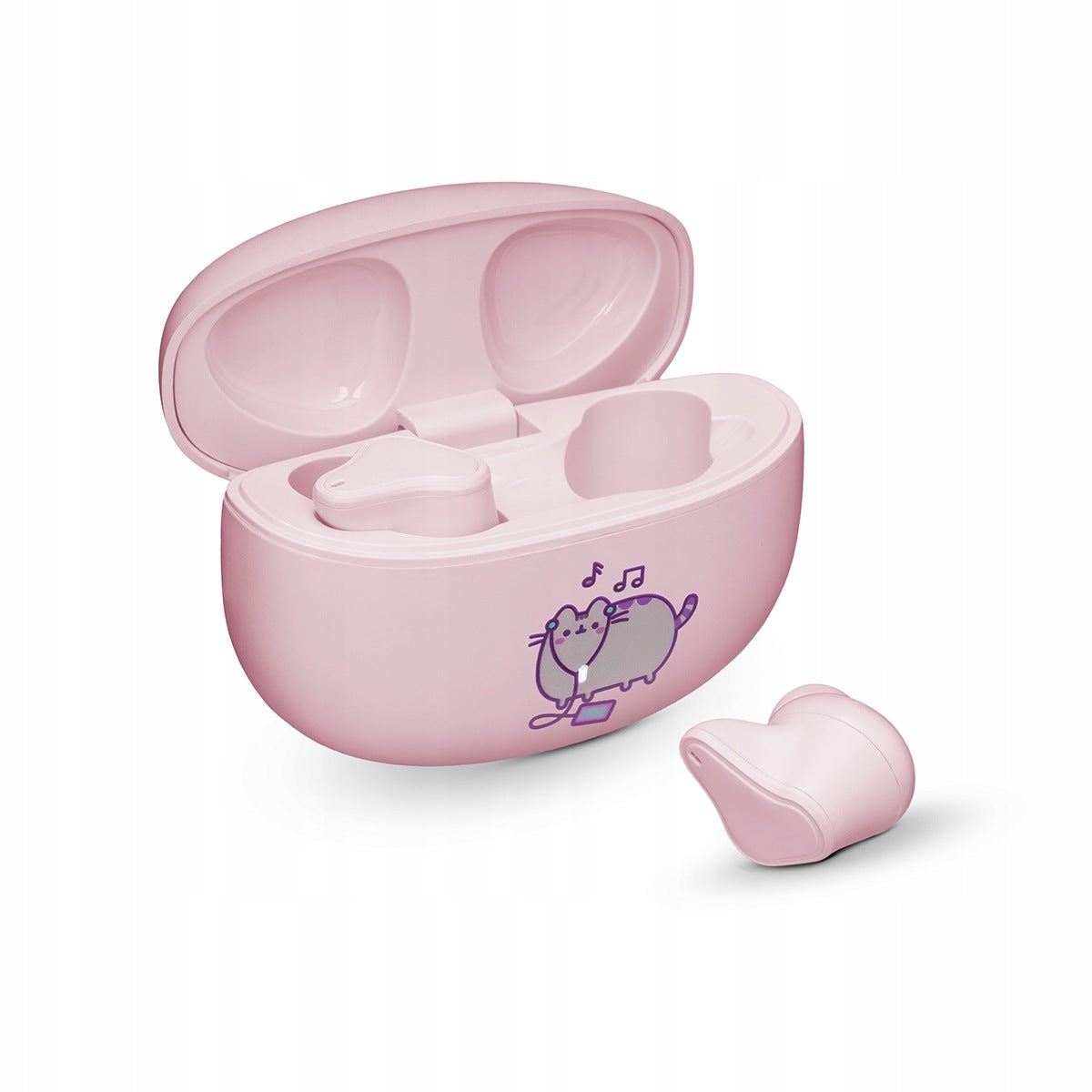Wireless headphones TWS pink + case Pusheen