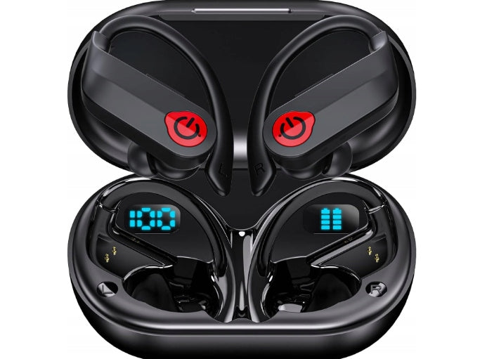 Wireless headphones YYK-Q63 Bluetooth 5.3 black waterproof IPX7 Manufacturer code 65691
