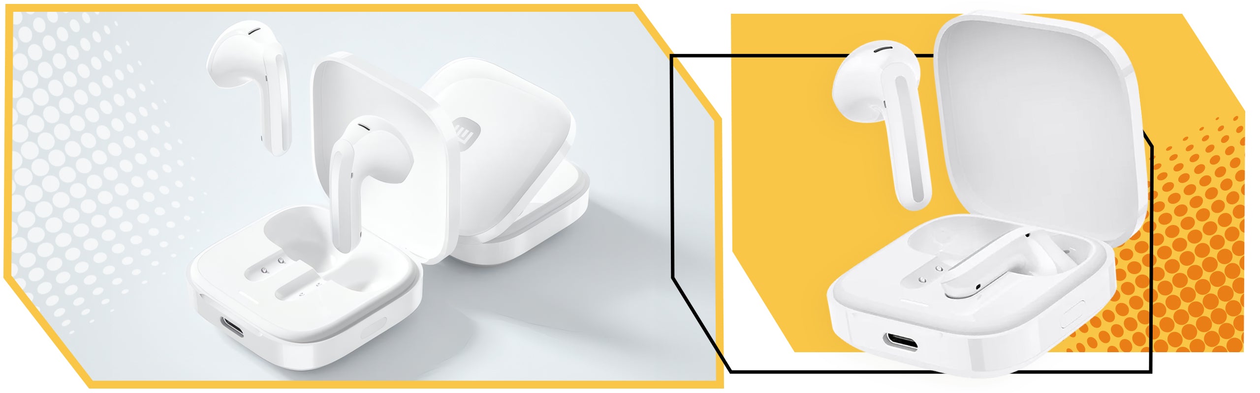 Wireless headphones white XIAOMI EARBUDS AIR4 for Bluetooth 5.4 EAN (GTIN) 5906700048210