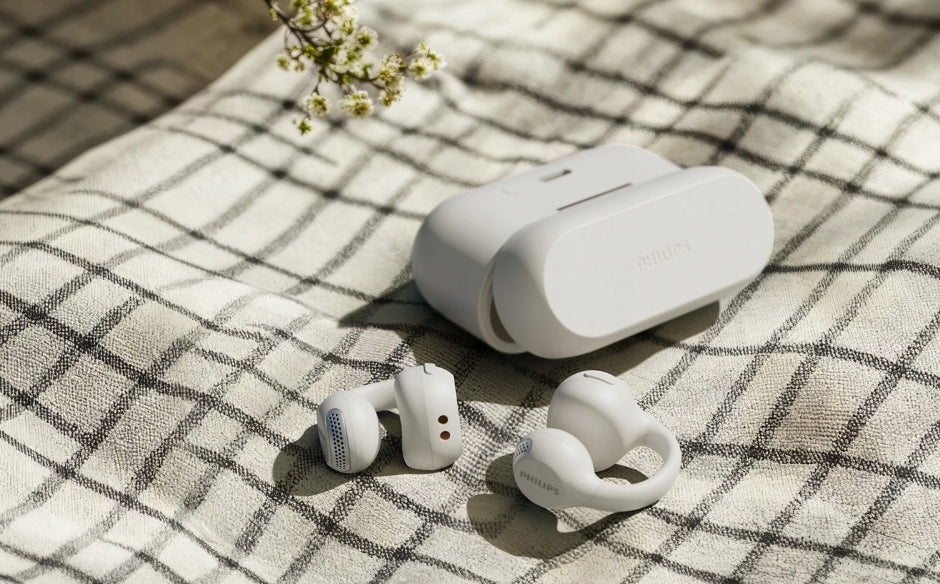 Wireless headphones with air conductivity Philips BASS+ 28h Manufacturer code TAQ2000WT/00