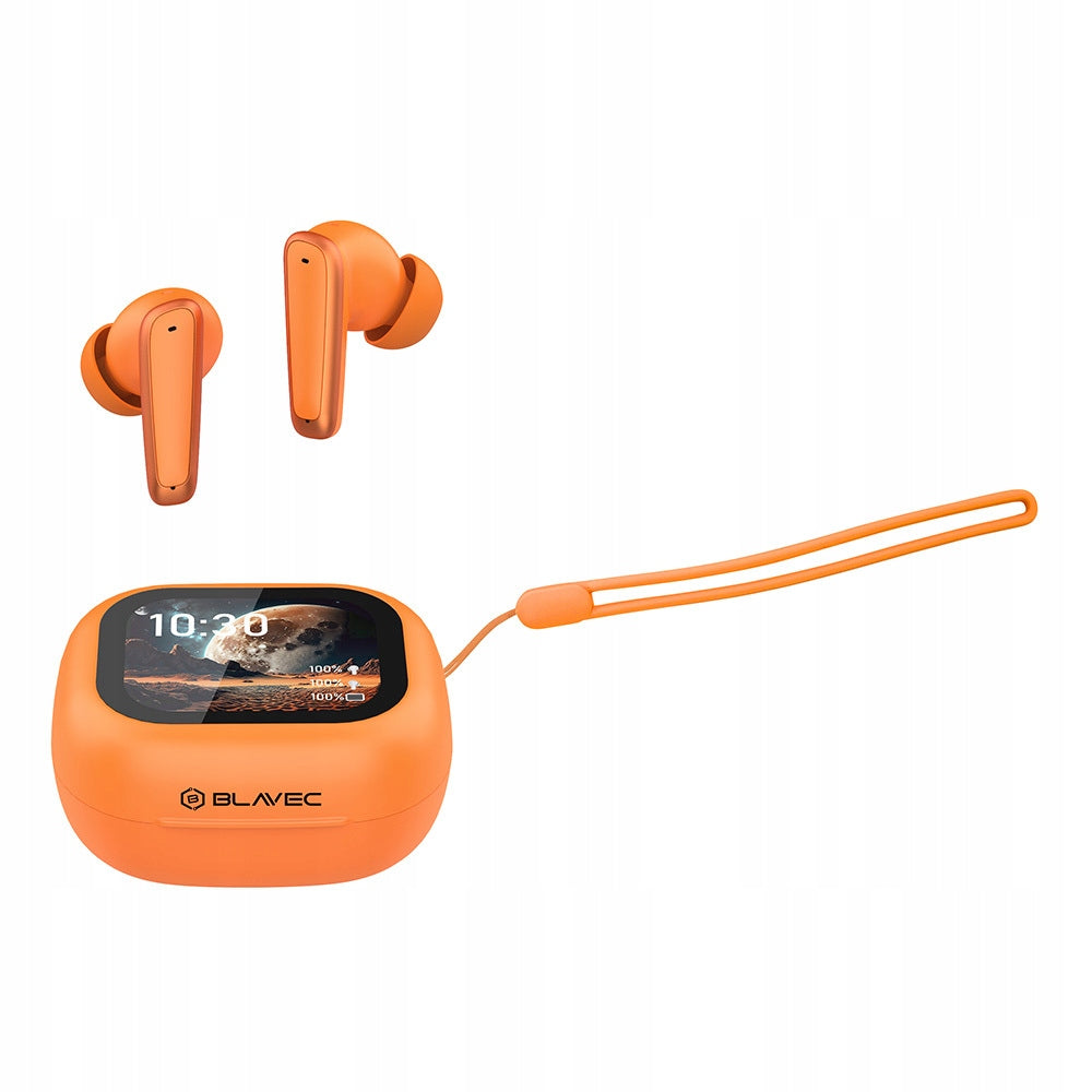 Wireless in-ear headphones Blavec BW-07 orange