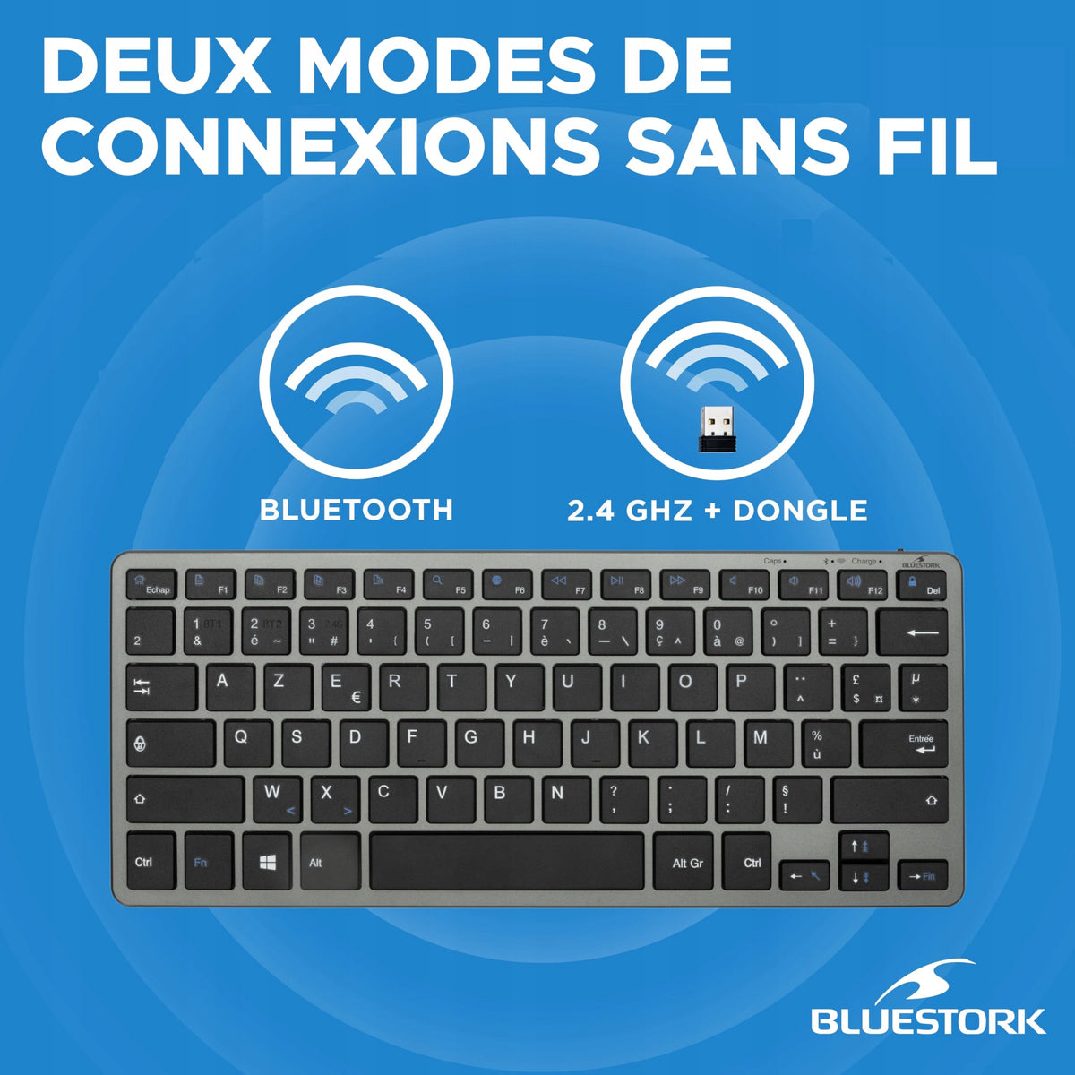 Wireless keyboard BLUESTORK KB Mini R Manufacturer Bluestork
