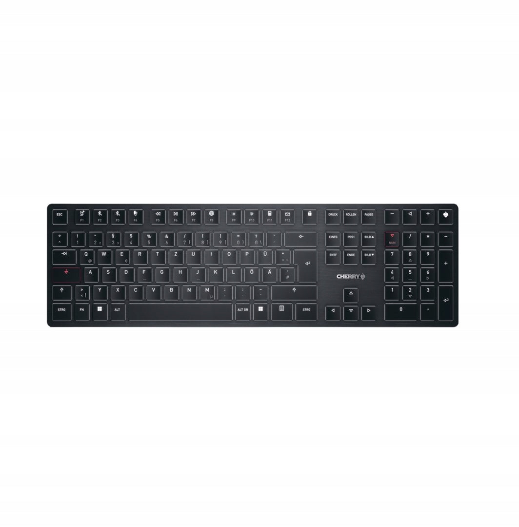 Wireless keyboard Cherry X Ultra Low Profile USB black
