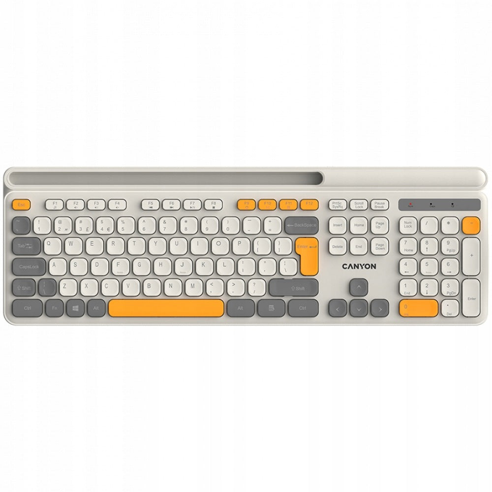 Wireless keyboard HKB-W03 ergonomic Canyon HKB-W03 beige