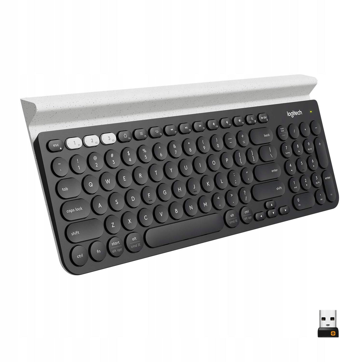 Wireless keyboard Logitech K780 Multi-Device QWERTZ black/white