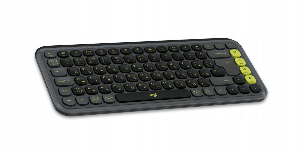 Wireless keyboard Logitech POP ICON Keys Bluetooth US'Intl +CYRILLIC Manufacturer code 920-013157