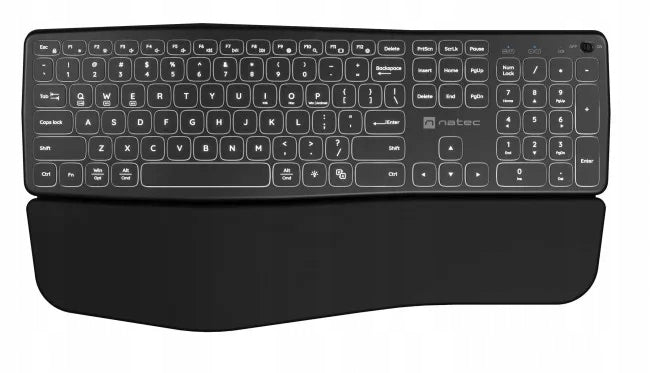 Wireless keyboard Natec Porifera backlit ergonomic mechanics