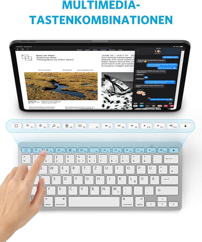 Wireless keyboard OMOTON KB066 Manufacturer code KB066